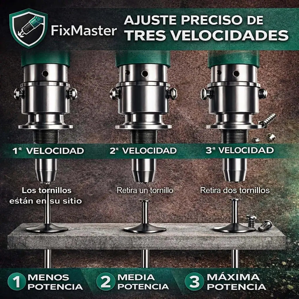 FixMaster Clavadora Manual Portátil - Incluye 20 Clavos de Regalo
