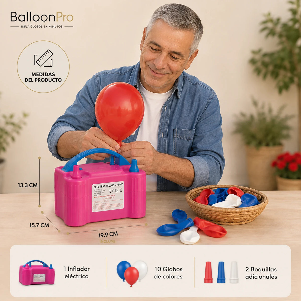 BalloonPro - Infla globos en minutos en estas Fiestas Patrias!